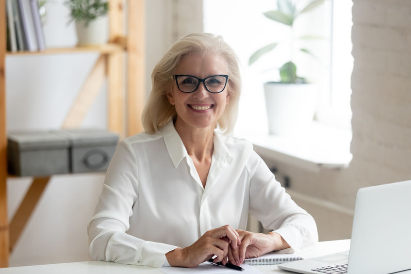 confident businesswoman